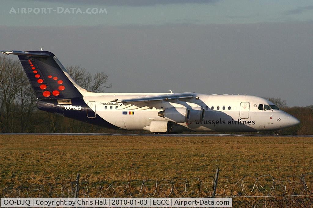 OO-DJQ, 1996 British Aerospace Avro 146-RJ85 C/N E.2289, Brussels Airlines