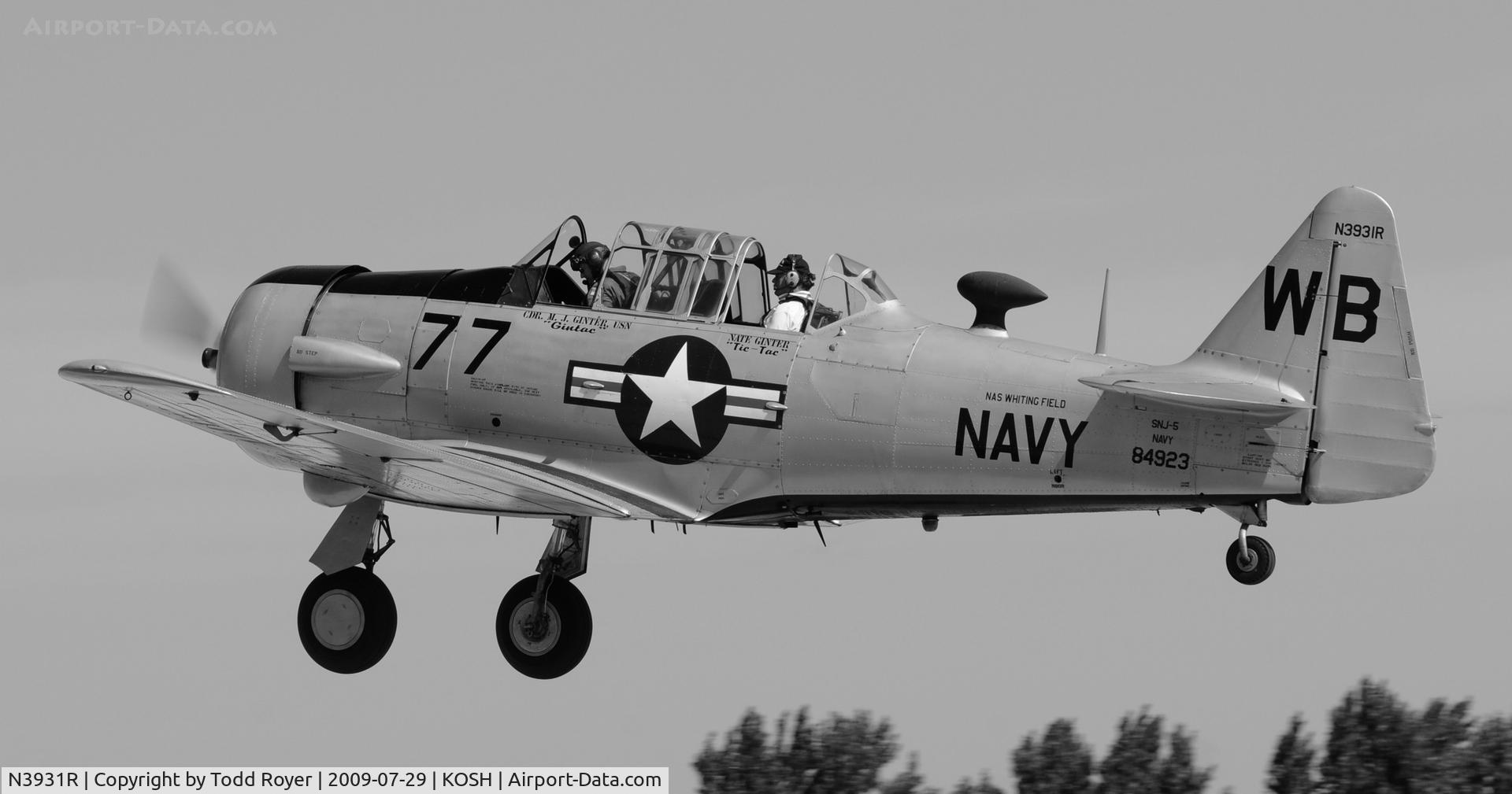 N3931R, North American AT-6B Texan C/N 84-923, EAA AIRVENTURE 2009