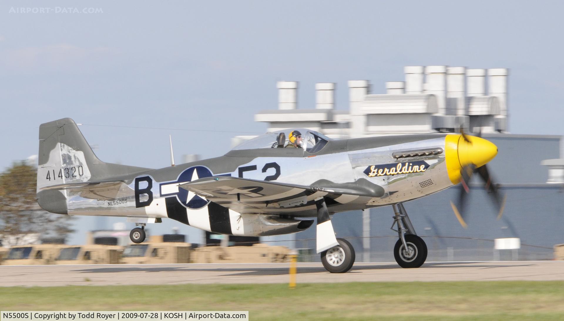 N5500S, 1944 North American F-51D Mustang C/N 44-63655, EAA AIRVENTURE 2009