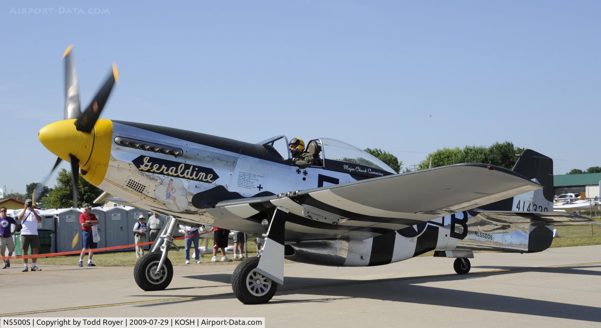 N5500S, 1944 North American F-51D Mustang C/N 44-63655, EAA AIRVENTURE 2009