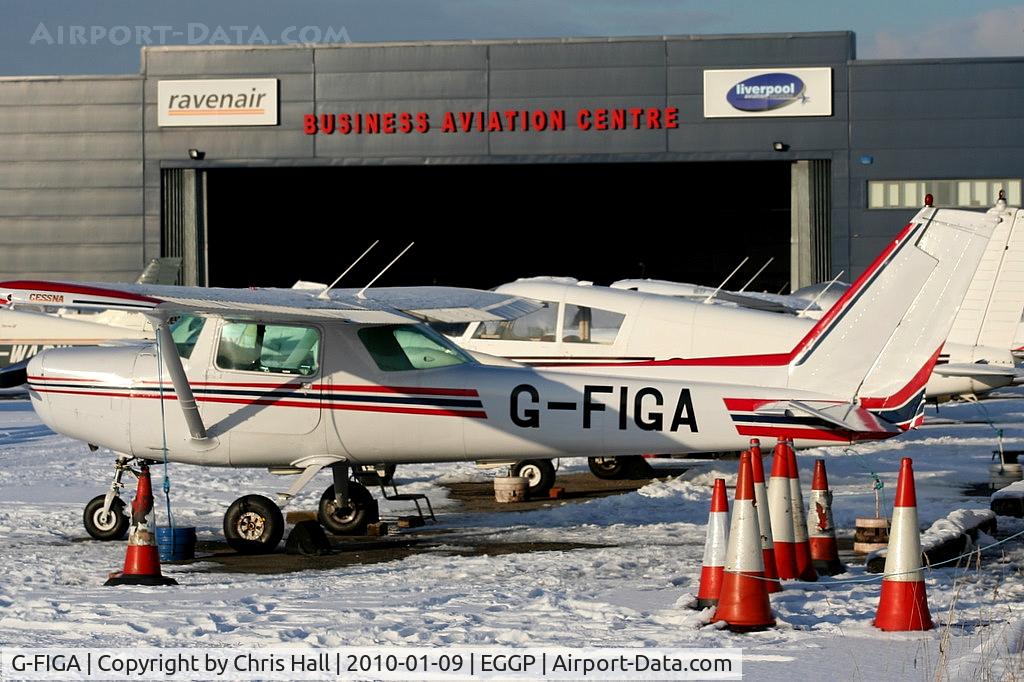 G-FIGA, 1980 Cessna 152 C/N 152-84644, back at Liverpool in a new colour scheme