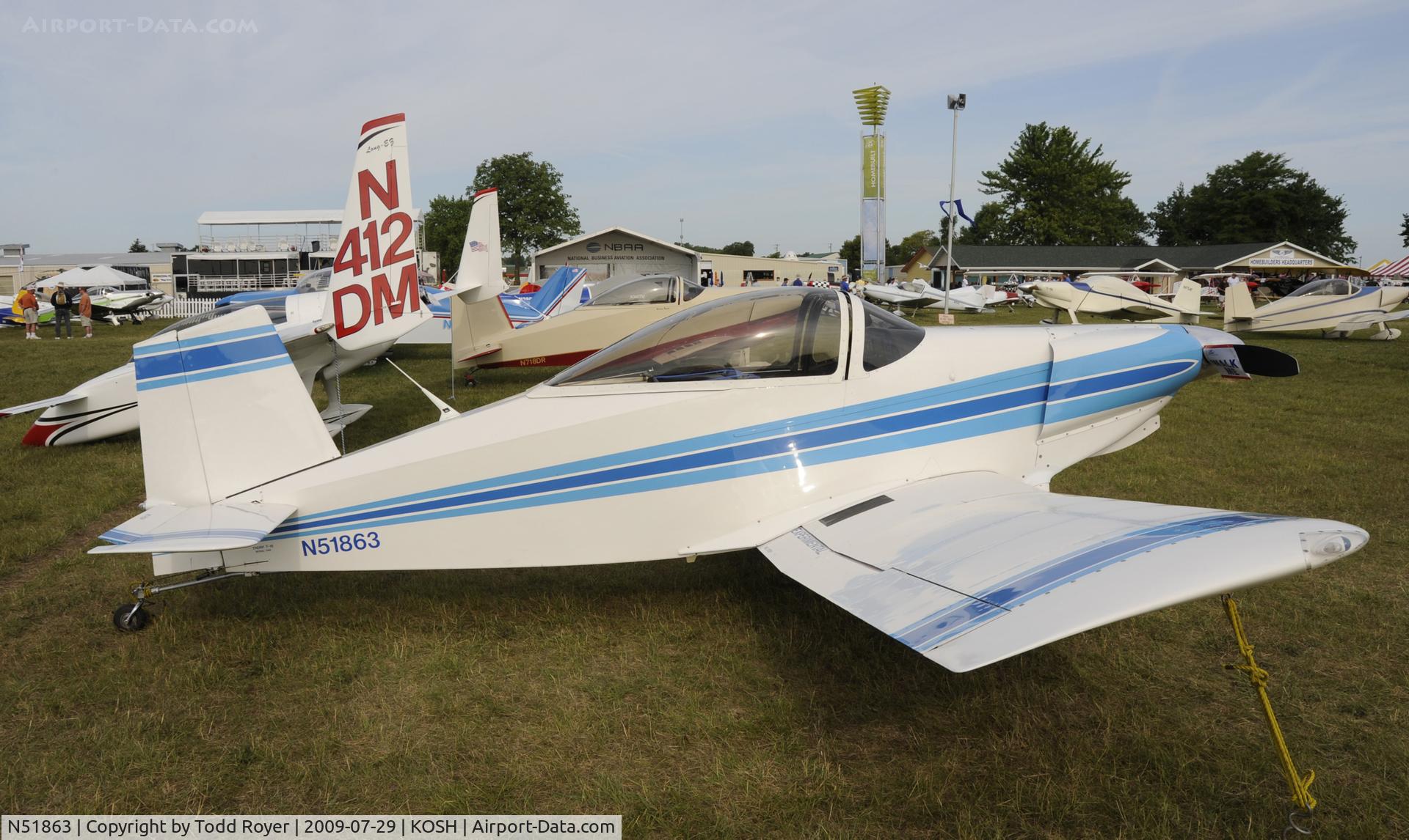 N51863, 1980 Thorp T-18 Tiger C/N 46, EAA AIRVENTURE 2009