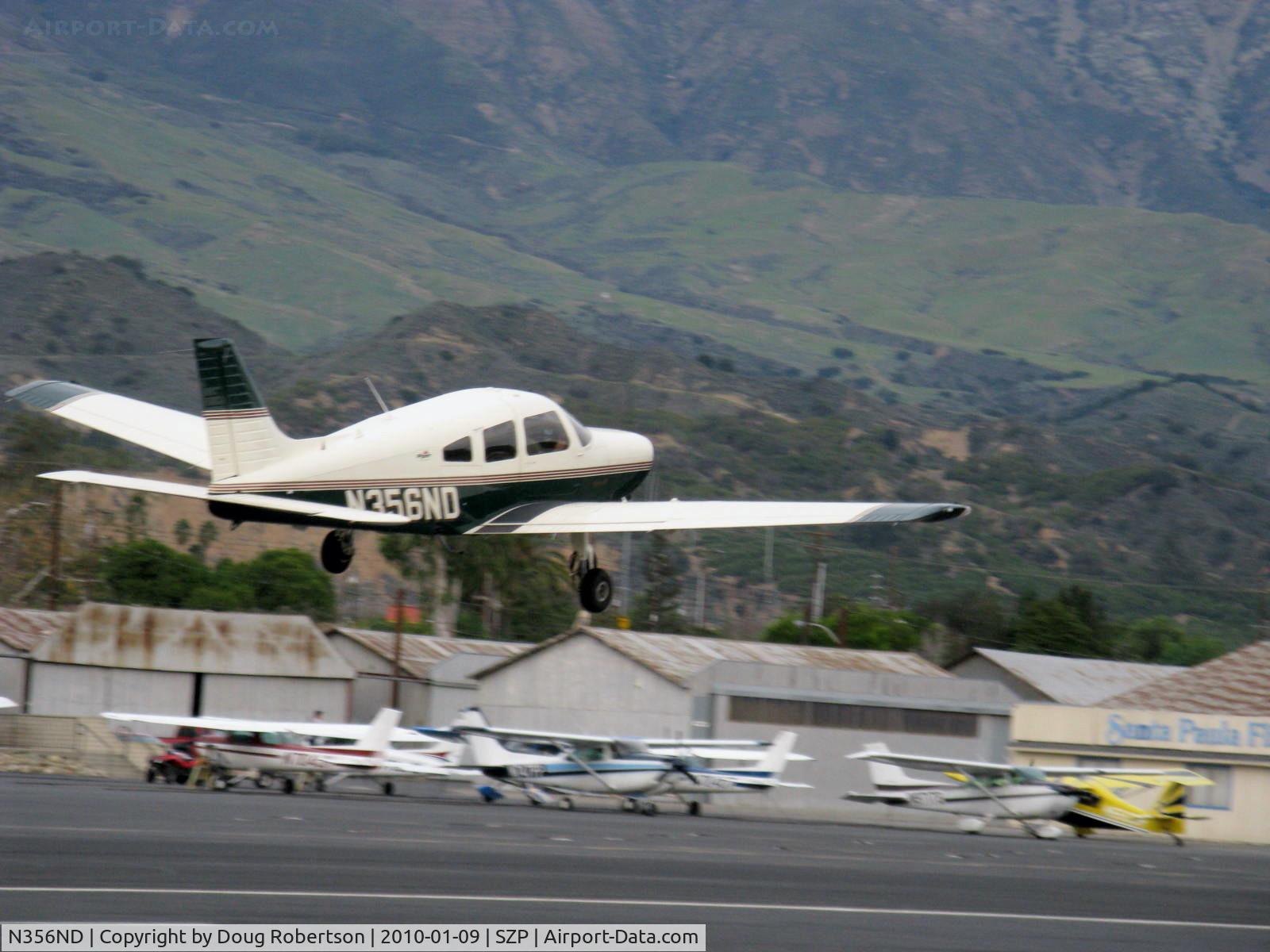 N356ND, 2003 Piper PA-28-161 Cherokee Warrior III C/N 2842184, 2003 Piper PA-28-161 WARRIOR III, Lycoming O-320-D3G 160 Hp, takeoff climb Rwy 04, escaping the record North Dakota snowdrifts & -52 F temps perhaps?