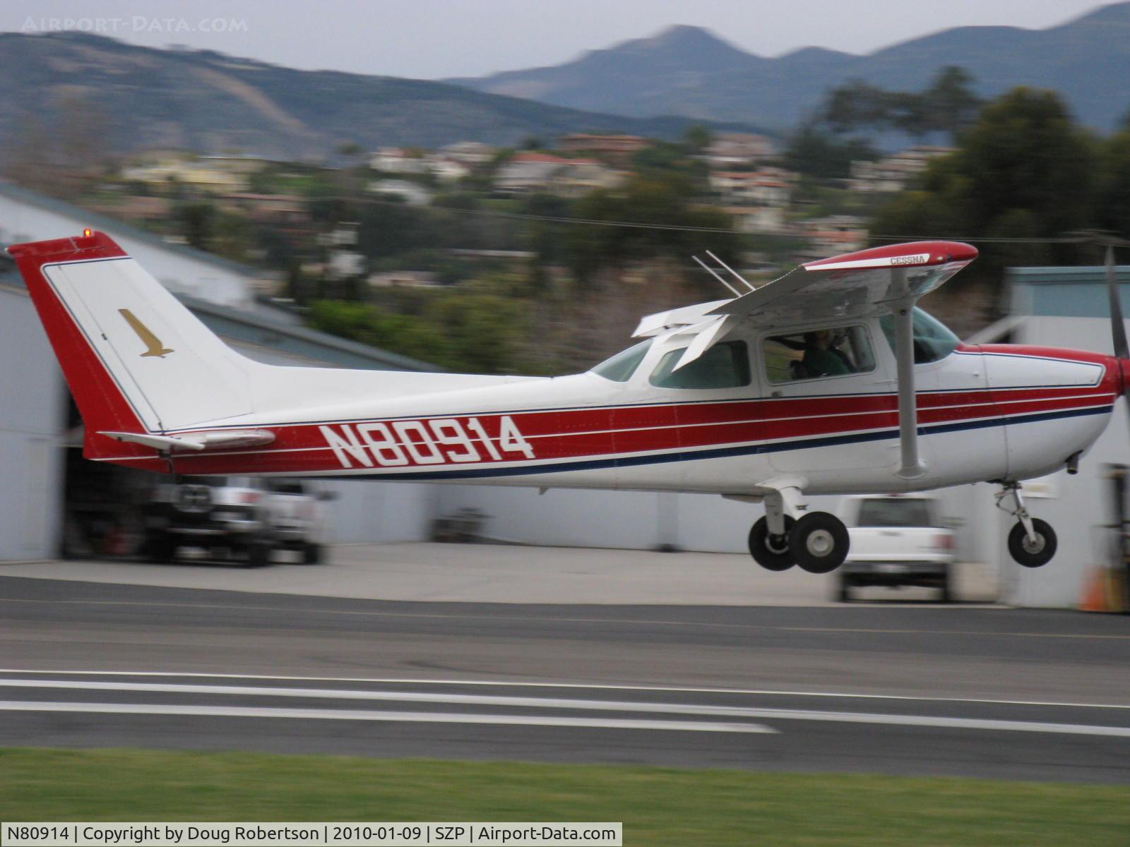 N80914, 1976 Cessna 172M C/N 17266799, 1976 Cessna 172M, Lycoming O-320-E2D 150 Hp, landing Rwy 04