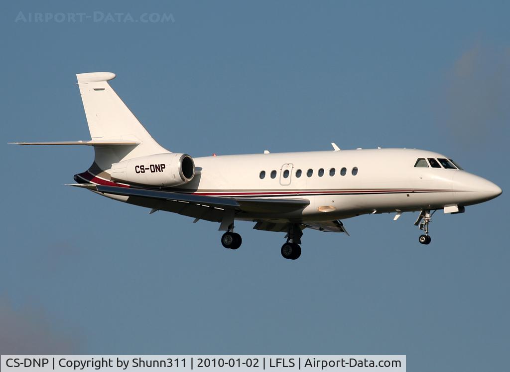 CS-DNP, 2000 Dassault Falcon 2000 C/N 109, Landing rwy 09
