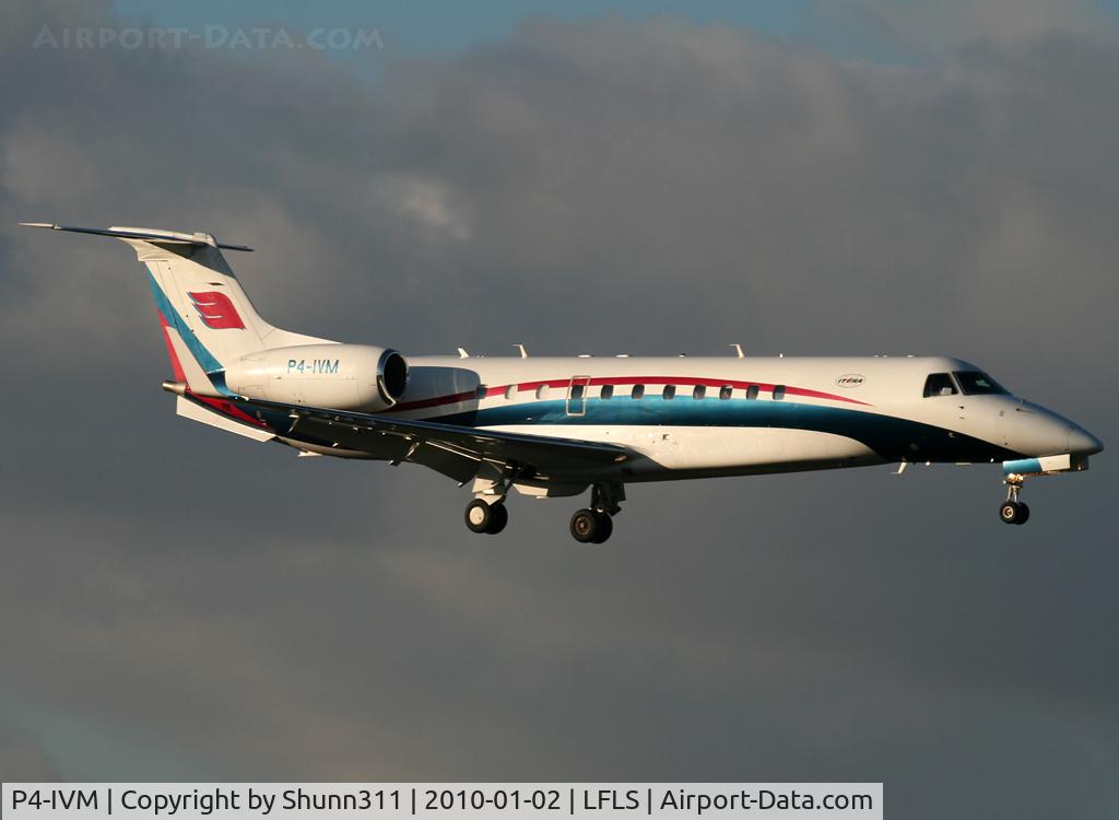 P4-IVM, 2008 Embraer EMB-135BJ Legacy 600 C/N 14501031, Landing rwy 09