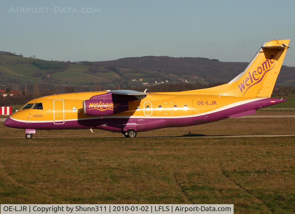 OE-LJR, 2001 Dornier 328-310 C/N 3213, Lining up rwy 09 for departure...