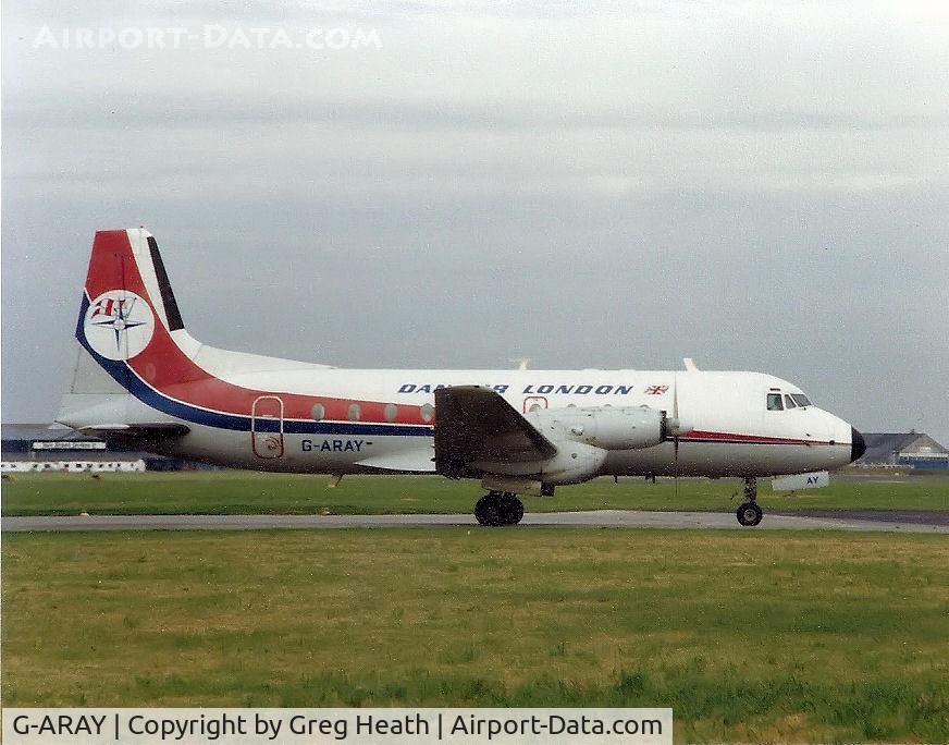G-ARAY, 1961 Hawker Siddeley Avro 748-101 Sr1A C/N 1535, Scan from old print