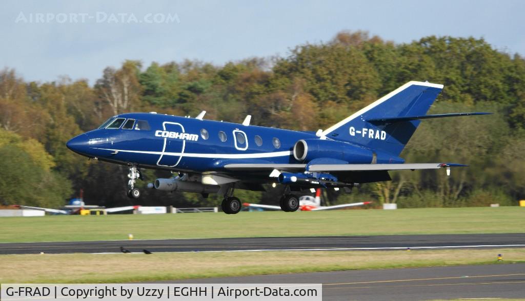 G-FRAD, 1975 Dassault Falcon (Mystere) 20DC C/N 304, G-FRAD COBHAM AVIATION @ EGHH