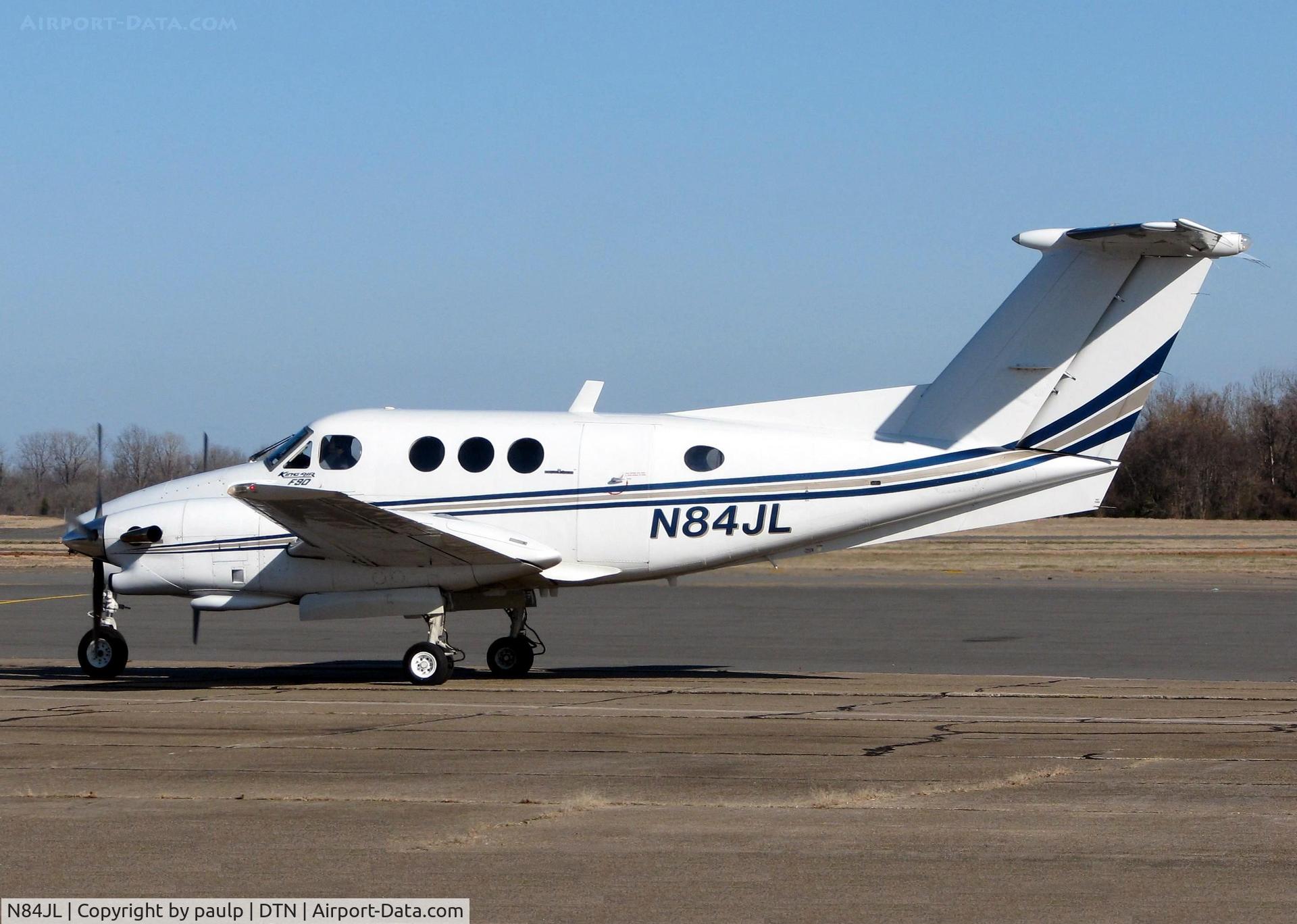 N84JL, 1980 Beech F90 King Air C/N LA-18, At Downtown Shreveport.