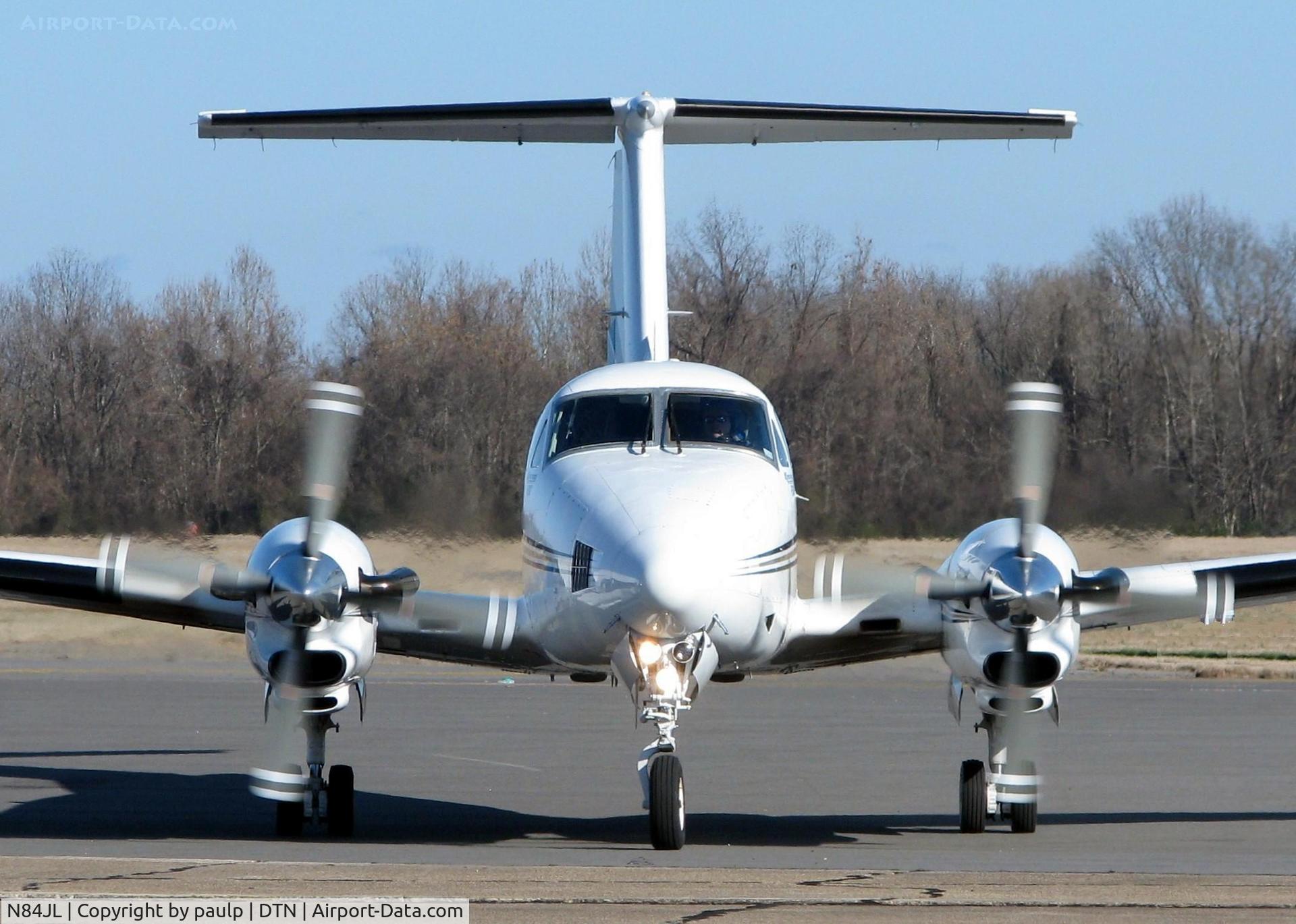 N84JL, 1980 Beech F90 King Air C/N LA-18, At Downtown Shreveport.