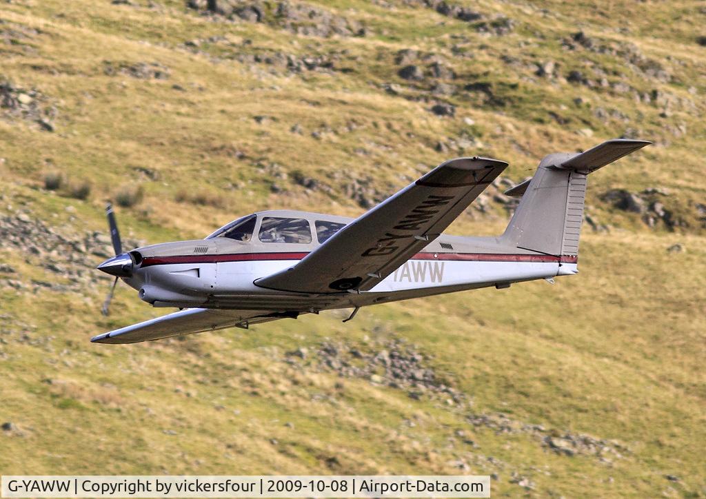 G-YAWW, 1979 Piper PA-28RT-201T Turbo Arrow IV C/N 28R-8031024, Privately owned. Transitting Dunmail Raise, Cumbria at 500 Feet agl.