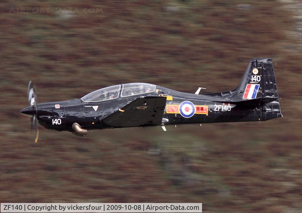 ZF140, 1988 Short S-312 Tucano T1 C/N S006/T6, Royal Air Force. Operated by 207 (R) Squadron. Dunmail Raise, Cumbria.