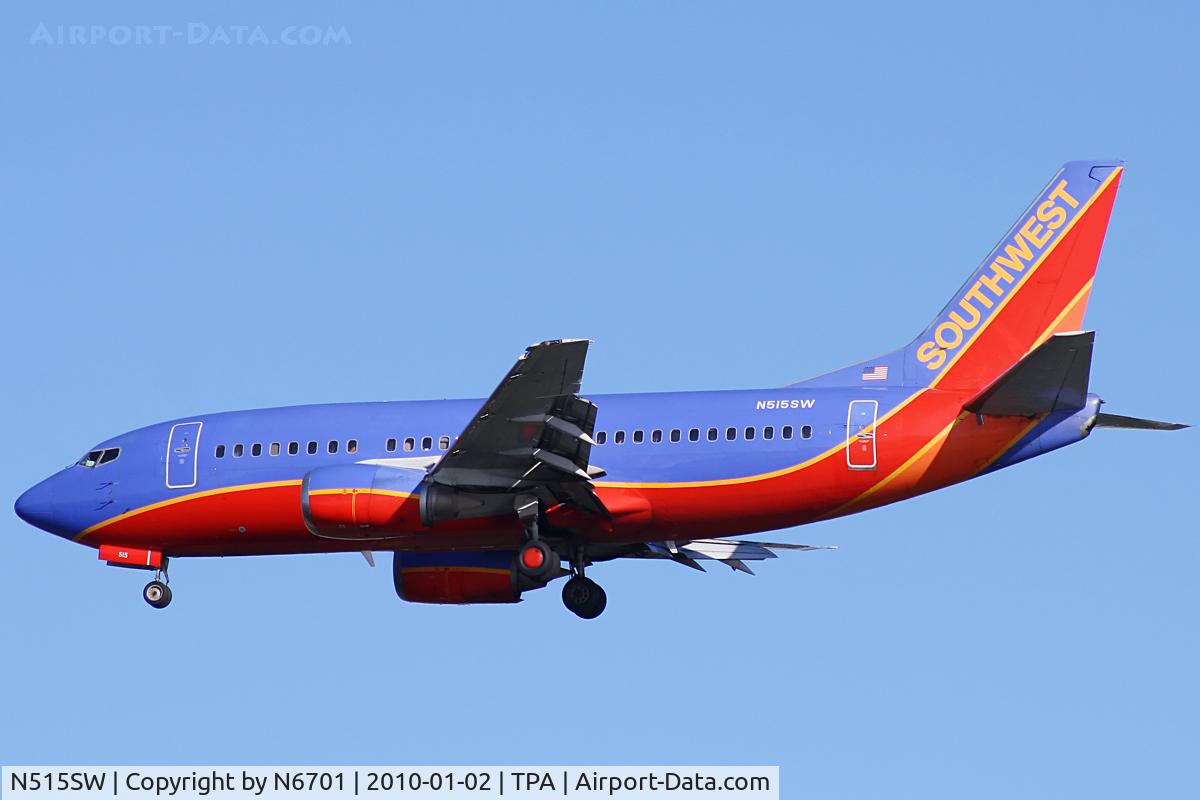 N515SW, 1991 Boeing 737-5H4 C/N 25154, Southwest