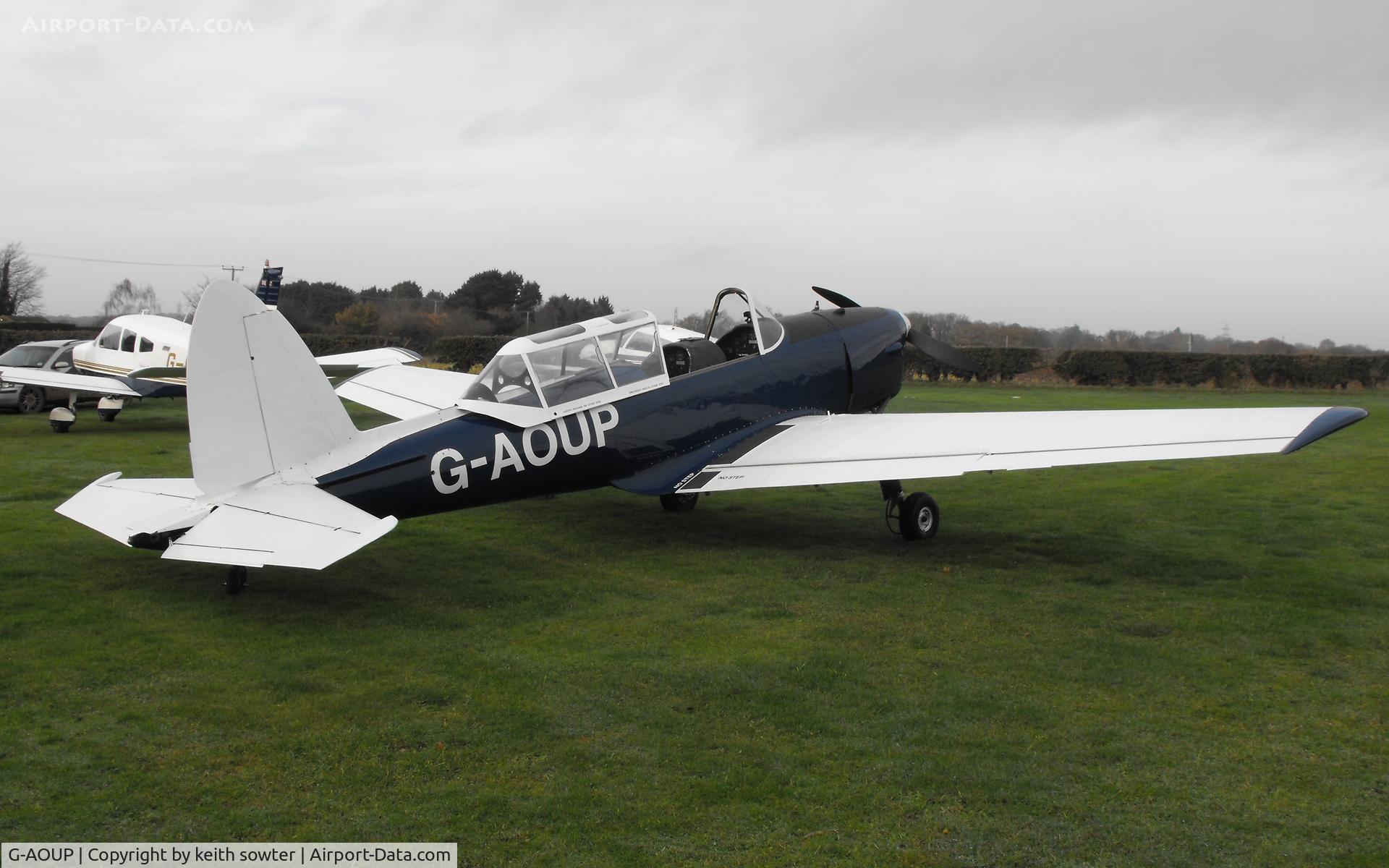 G-AOUP, 1950 De Havilland DHC-1 Chipmunk T.10 C/N C1/0180, Recently restored - based at East Winch Norfolk