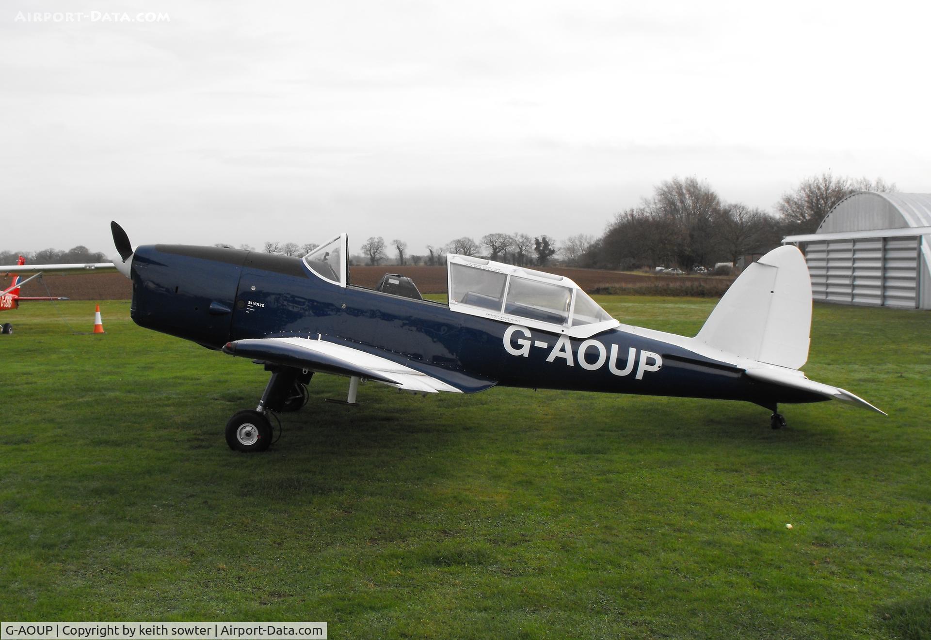 G-AOUP, 1950 De Havilland DHC-1 Chipmunk T.10 C/N C1/0180, Recently restored - based at East Winch Norfolk