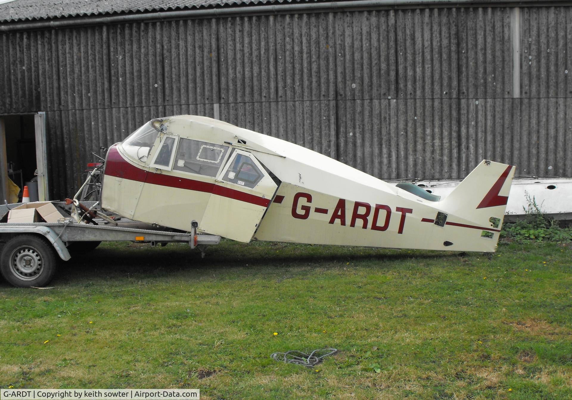 G-ARDT, 1958 Piper PA-22-160 Tri Pacer C/N 22-6210, Arrived for restoration at East Winch