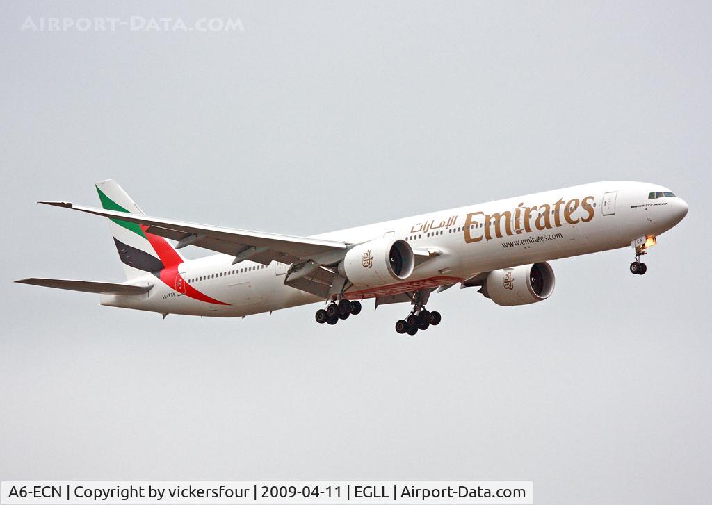 A6-ECN, 2009 Boeing 777-36N/ER C/N 37705, Emirates