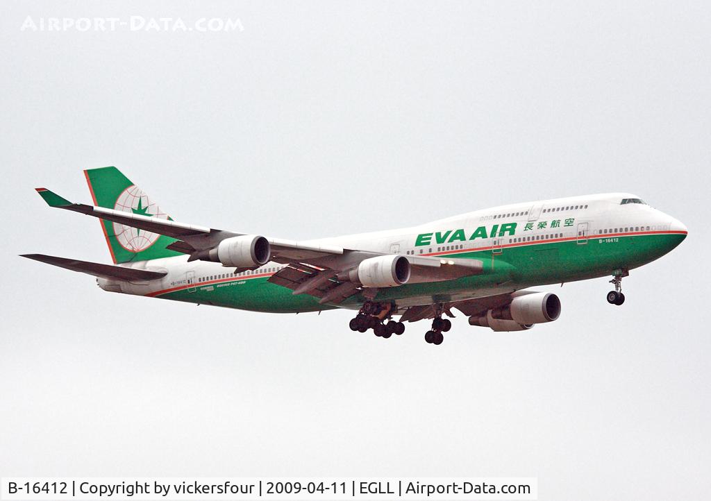 B-16412, Boeing 747-45E C/N 29112, Eva Air