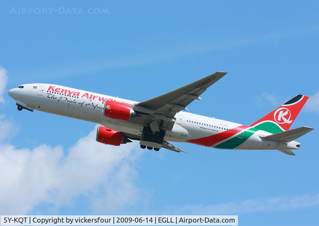 5Y-KQT, 2005 Boeing 777-2U8/ER C/N 33682, Kenya Airways