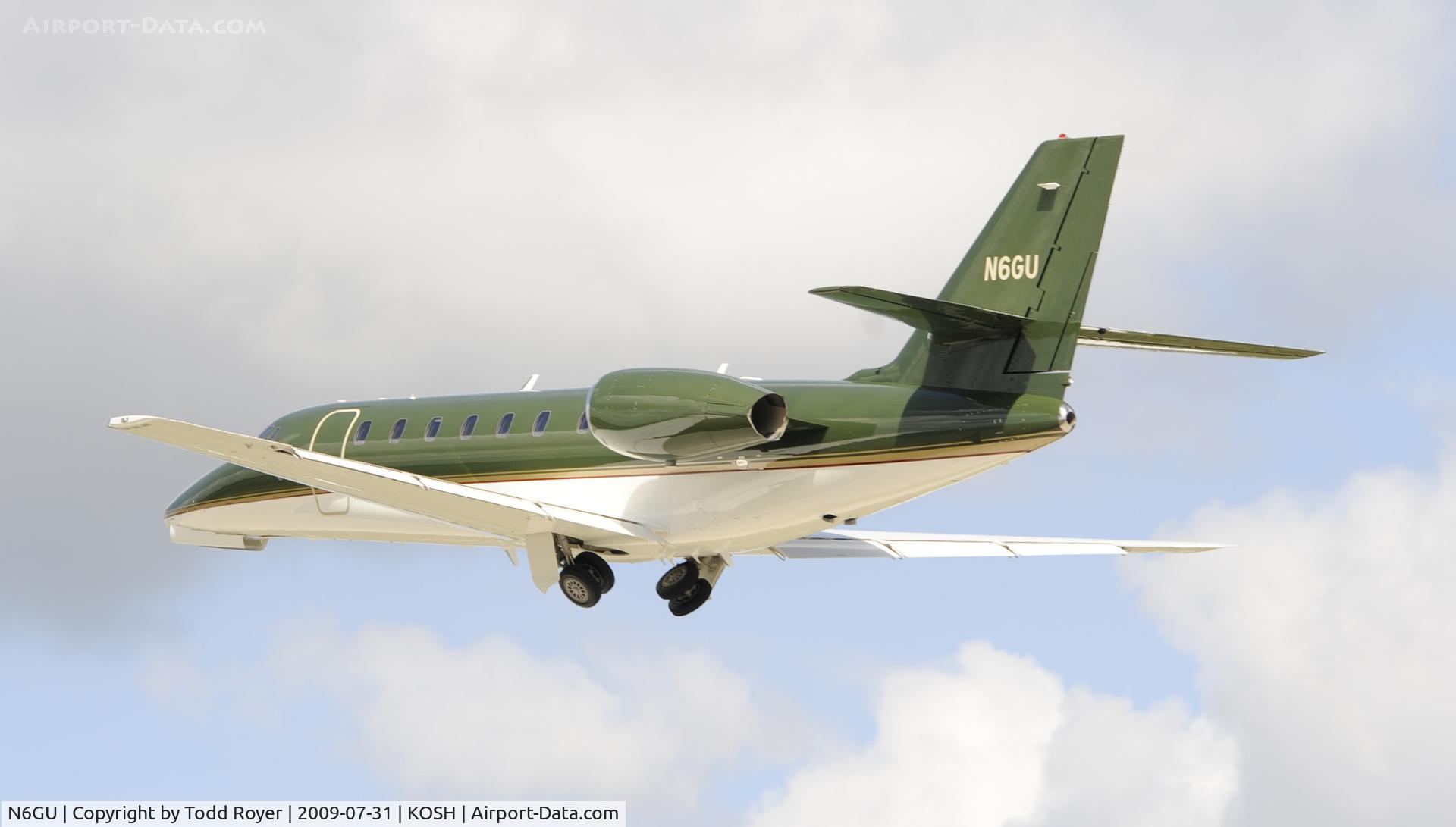 N6GU, 2009 Cessna 680 Citation Sovereign C/N 680-0268, EAA AIRVENTURE 2009