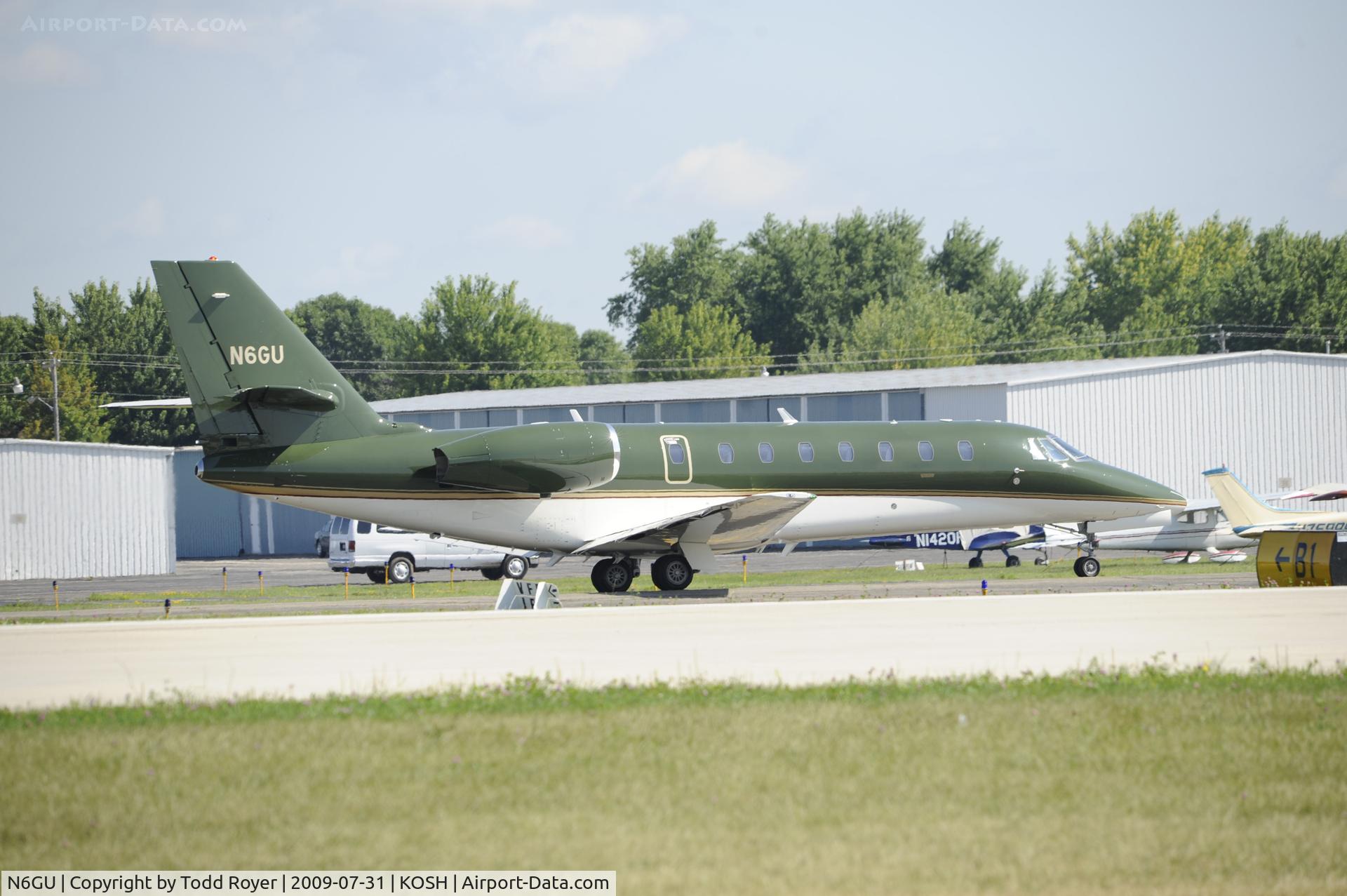N6GU, 2009 Cessna 680 Citation Sovereign C/N 680-0268, EAA AIRVENTURE 2009
