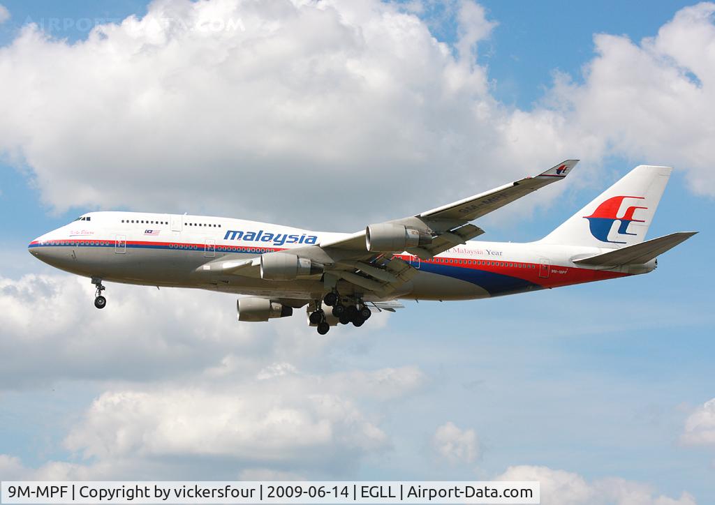 9M-MPF, 1994 Boeing 747-4H6 C/N 27043, Malaysian Airlines