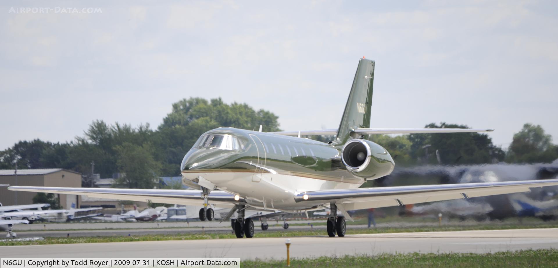 N6GU, 2009 Cessna 680 Citation Sovereign C/N 680-0268, EAA AIRVENTURE 2009