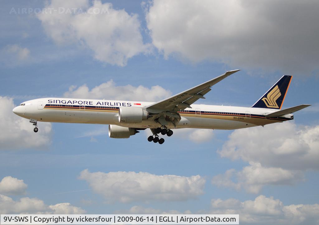 9V-SWS, 2008 Boeing 777-312/ER C/N 34584, Singapore Airlines