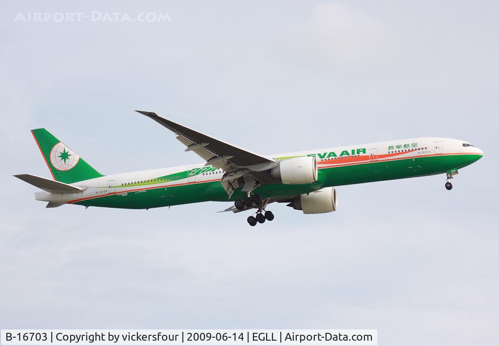 B-16703, 2006 Boeing 777-35E/ER C/N 32643, Eva Air