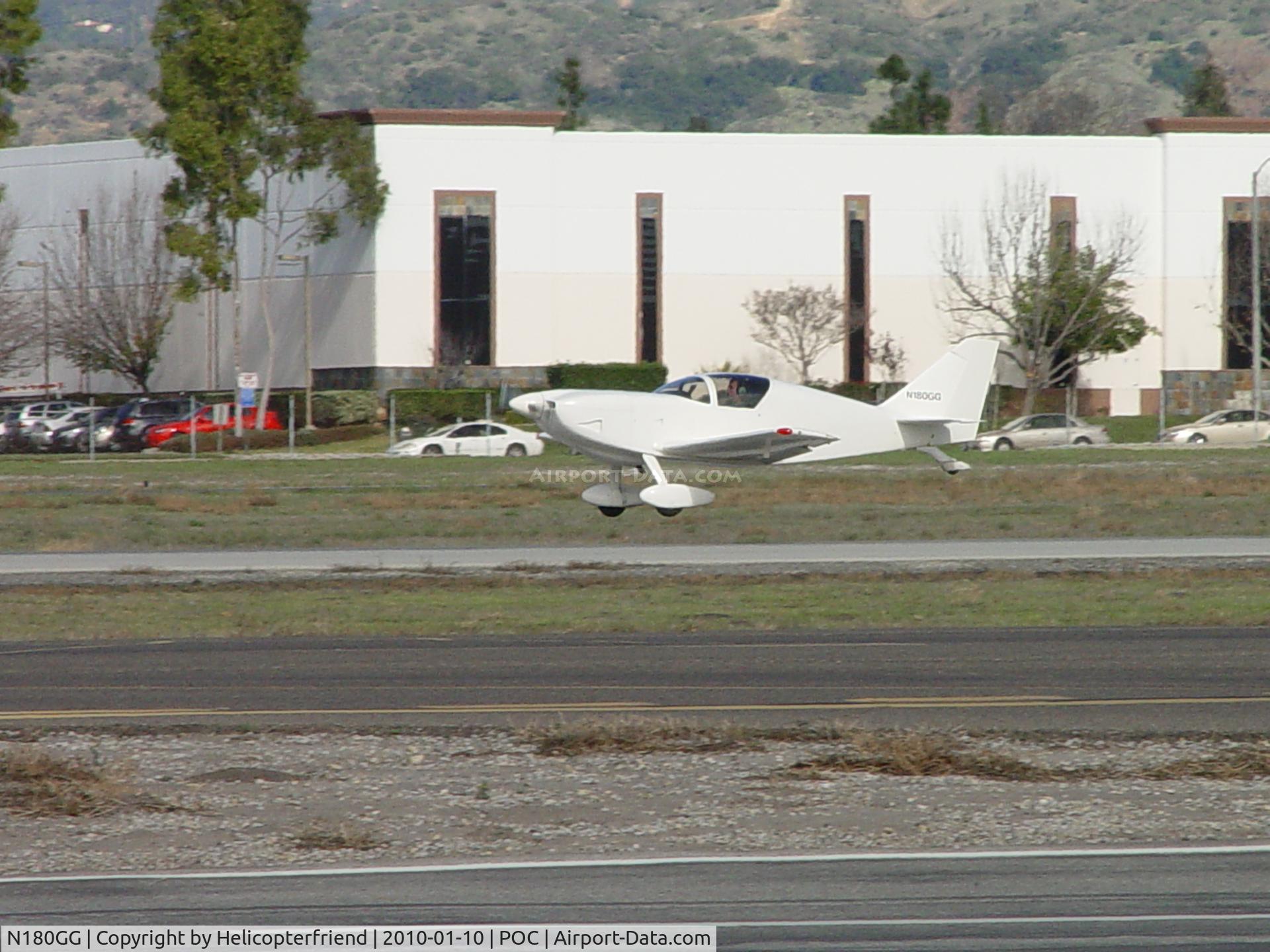 N180GG, 1988 Stoddard-Hamilton Glasair SH-2 C/N 598, Airbourne from runway 26L