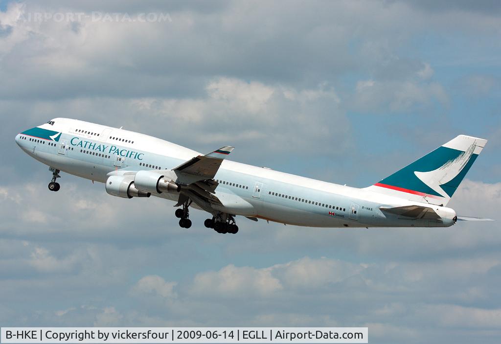 B-HKE, 1991 Boeing 747-412 C/N 25127, Cathay Pacific Airways