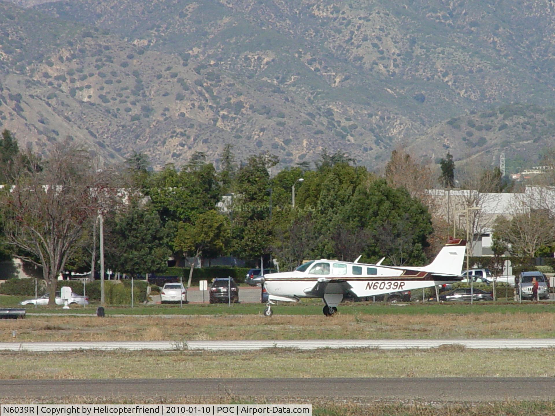 N6039R, 1979 Beech A36 Bonanza 36 C/N E-1489, Touch down 26R