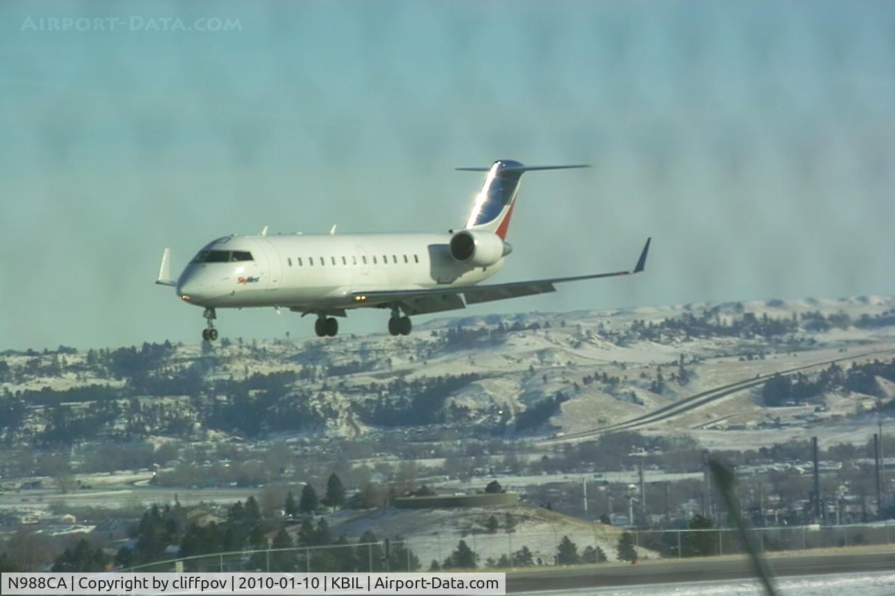 N988CA, 1997 Canadair CRJ-100ER (CL-600-2B19) C/N 7204, Canadair CL-600