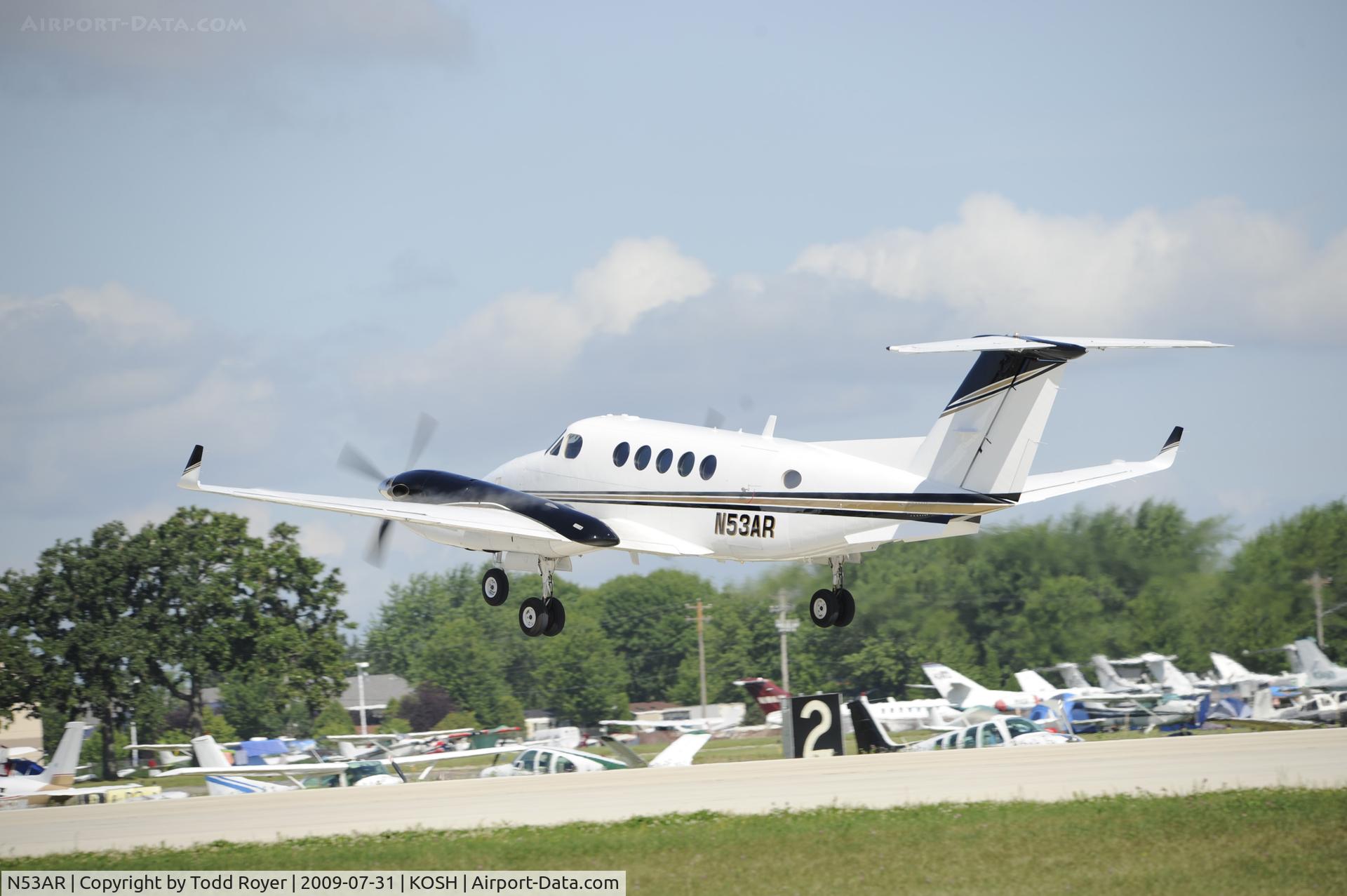 N53AR, 1998 Raytheon B200 King Air C/N BB-1629, EAA AIRVENTURE 2009
