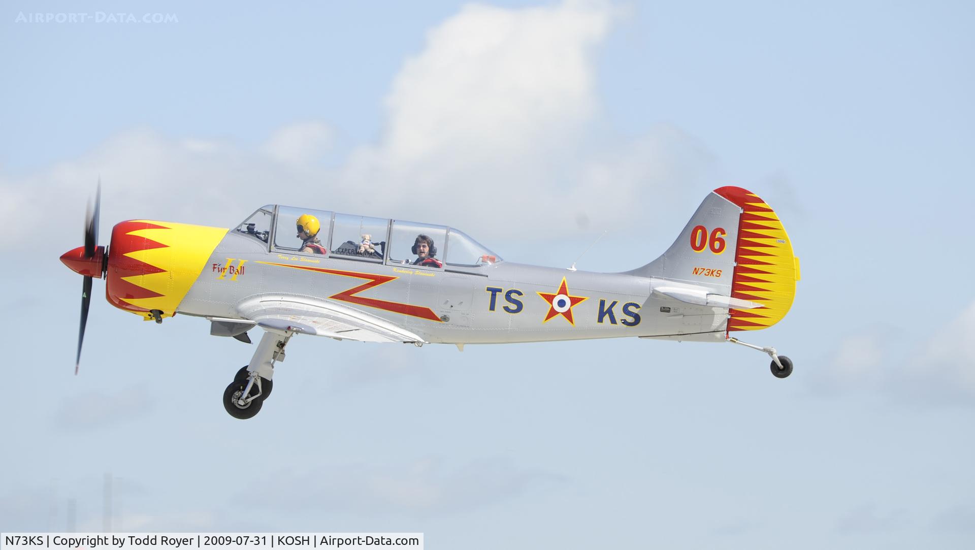 N73KS, 2001 Yakovlev (Aerostar) Yak-52TW C/N 0112230, EAA AIRVENTURE 2009