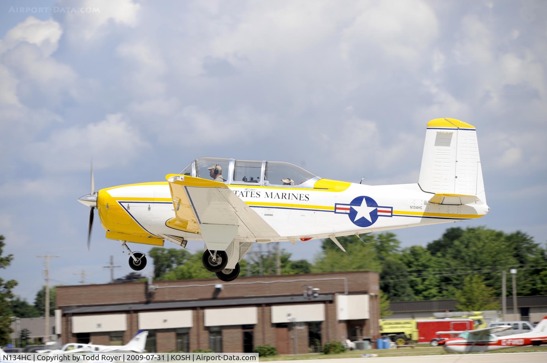 N134HC, 1958 Beech T-34A (A45) Mentor Mentor C/N CG-207, EAA AIRVENTURE 2009
