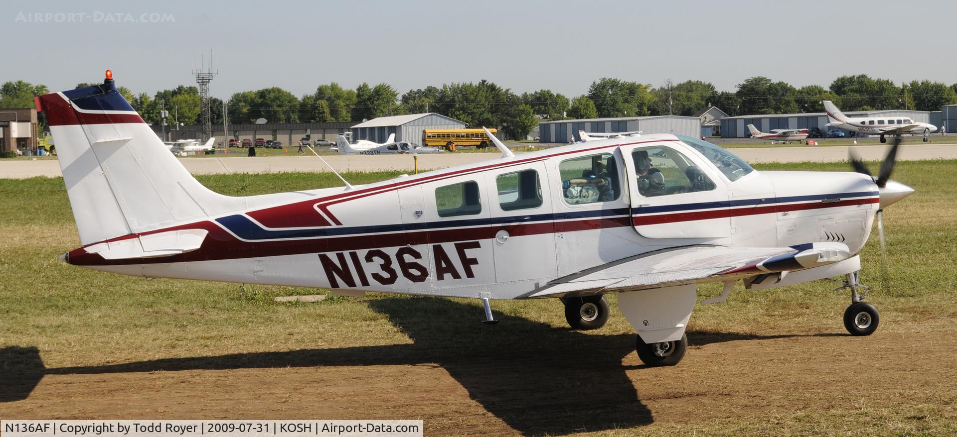 N136AF, 1981 Beech A36 Bonanza 36 C/N E1861, EAA AIRVENTURE 2009