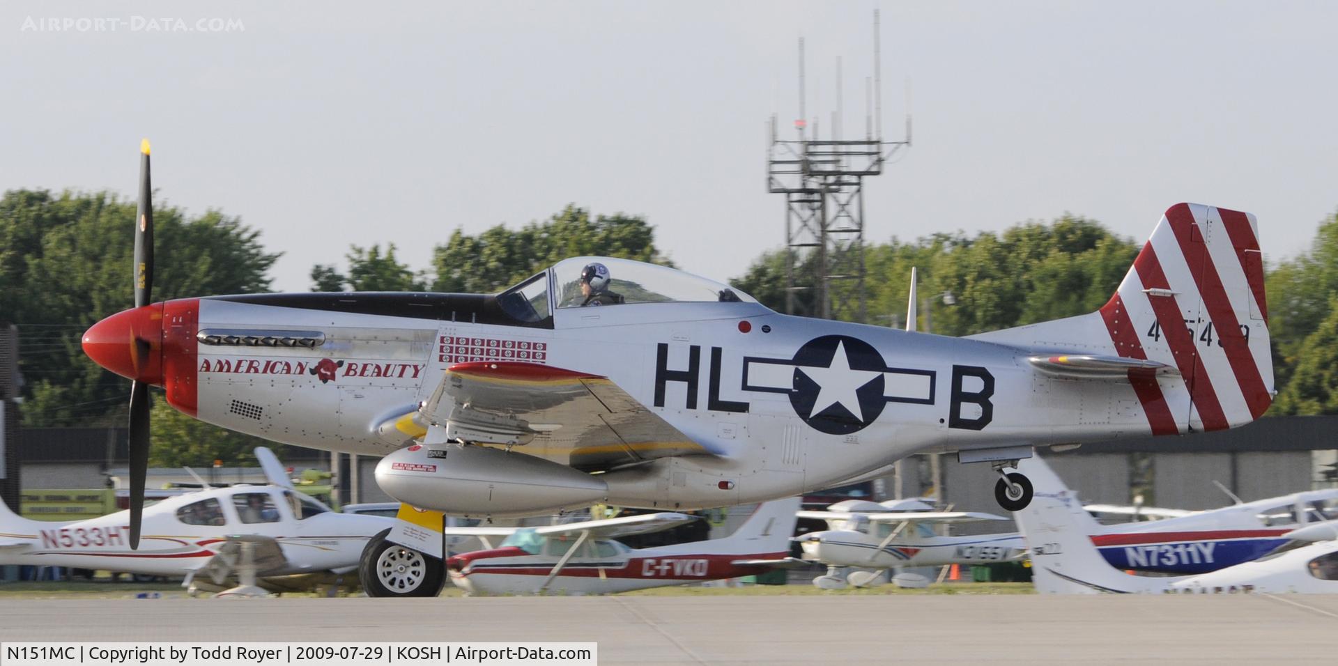 N151MC, 1968 North American F-51D Mustang Mustang C/N AF6722581, EAA AIRVENTURE 2009
