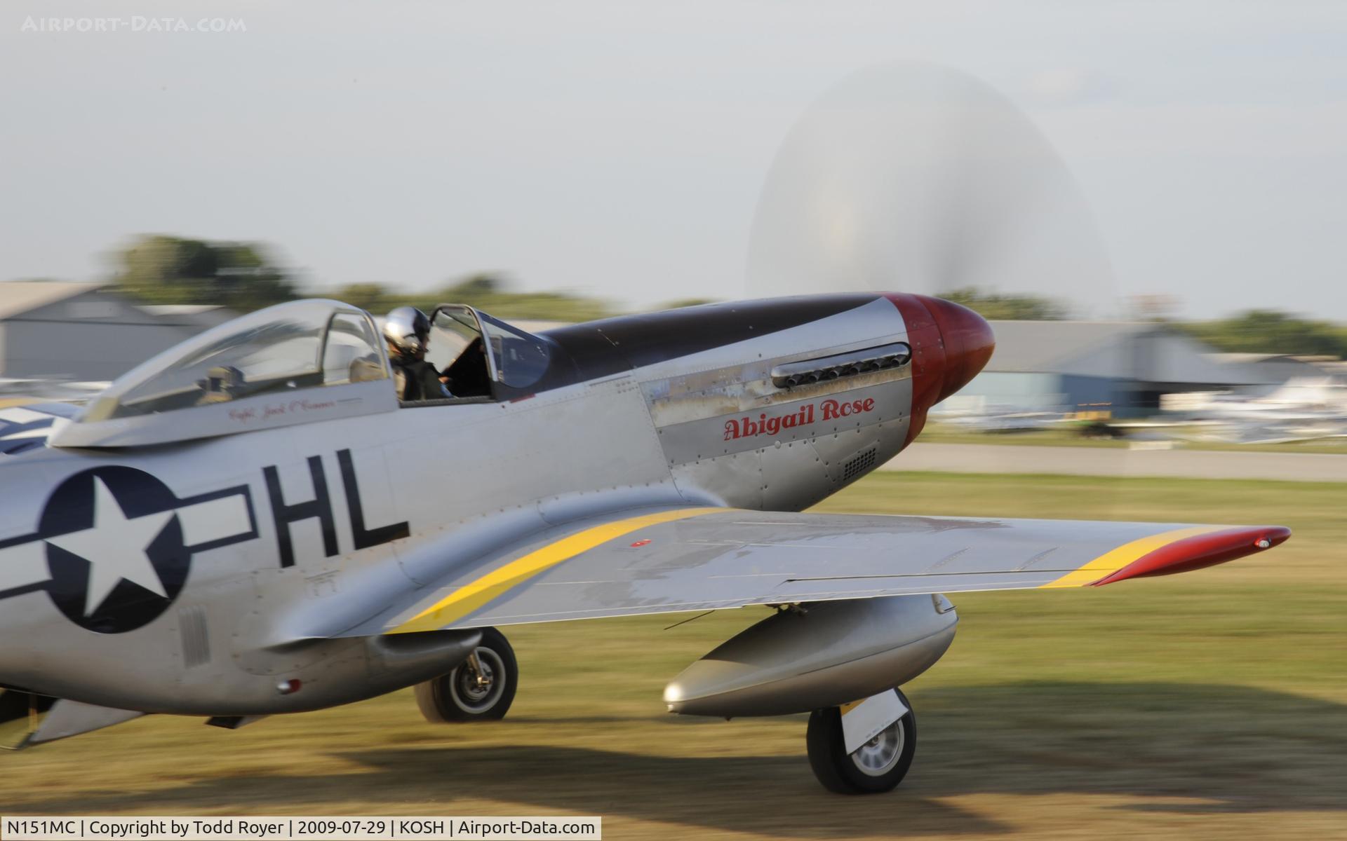 N151MC, 1968 North American F-51D Mustang Mustang C/N AF6722581, EAA AIRVENTURE 2009