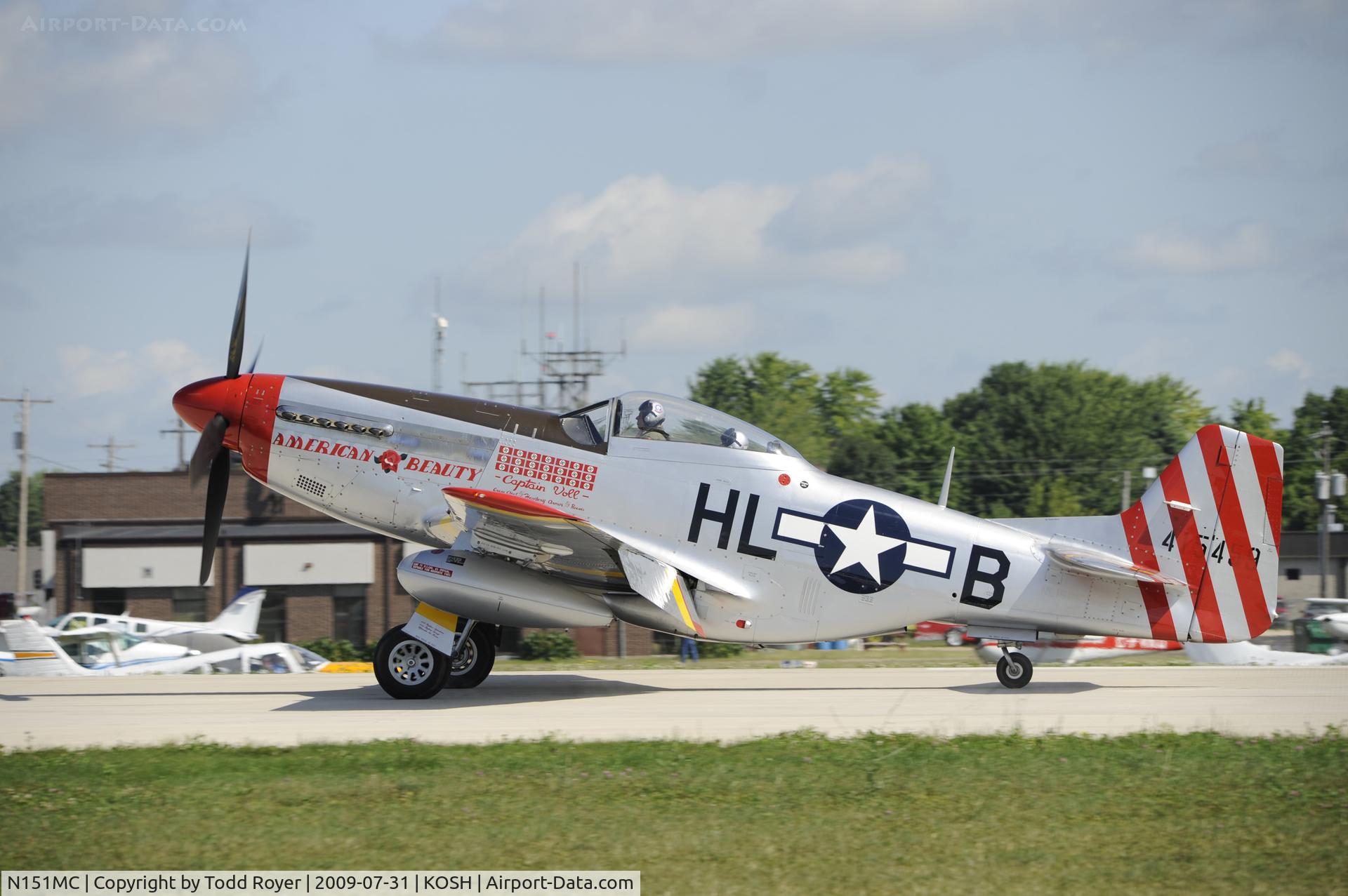 N151MC, 1968 North American F-51D Mustang Mustang C/N AF6722581, EAA AIRVENTURE 2009