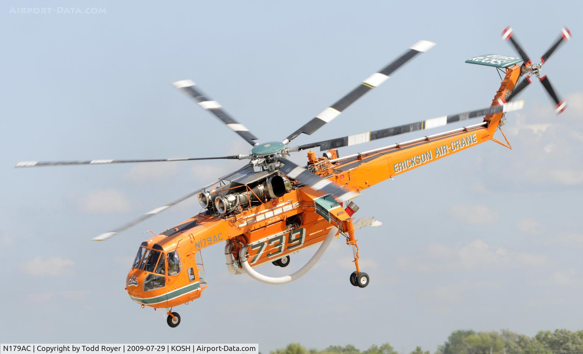 N179AC, 1970 Sikorsky S-64F Skycrane C/N 64091, EAA AIRVENTURE 2009