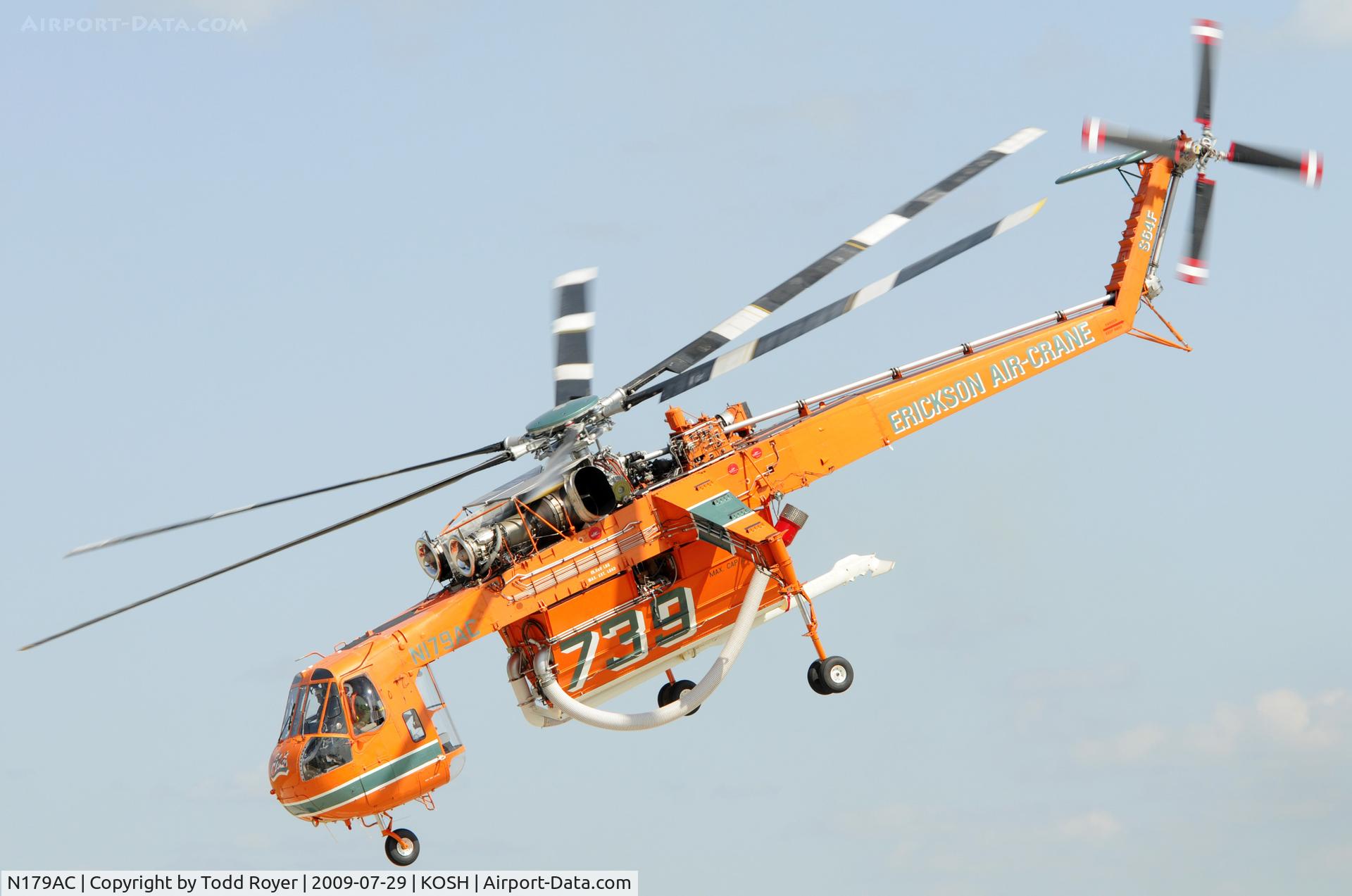 N179AC, 1970 Sikorsky S-64F Skycrane C/N 64091, EAA AIRVENTURE 2009