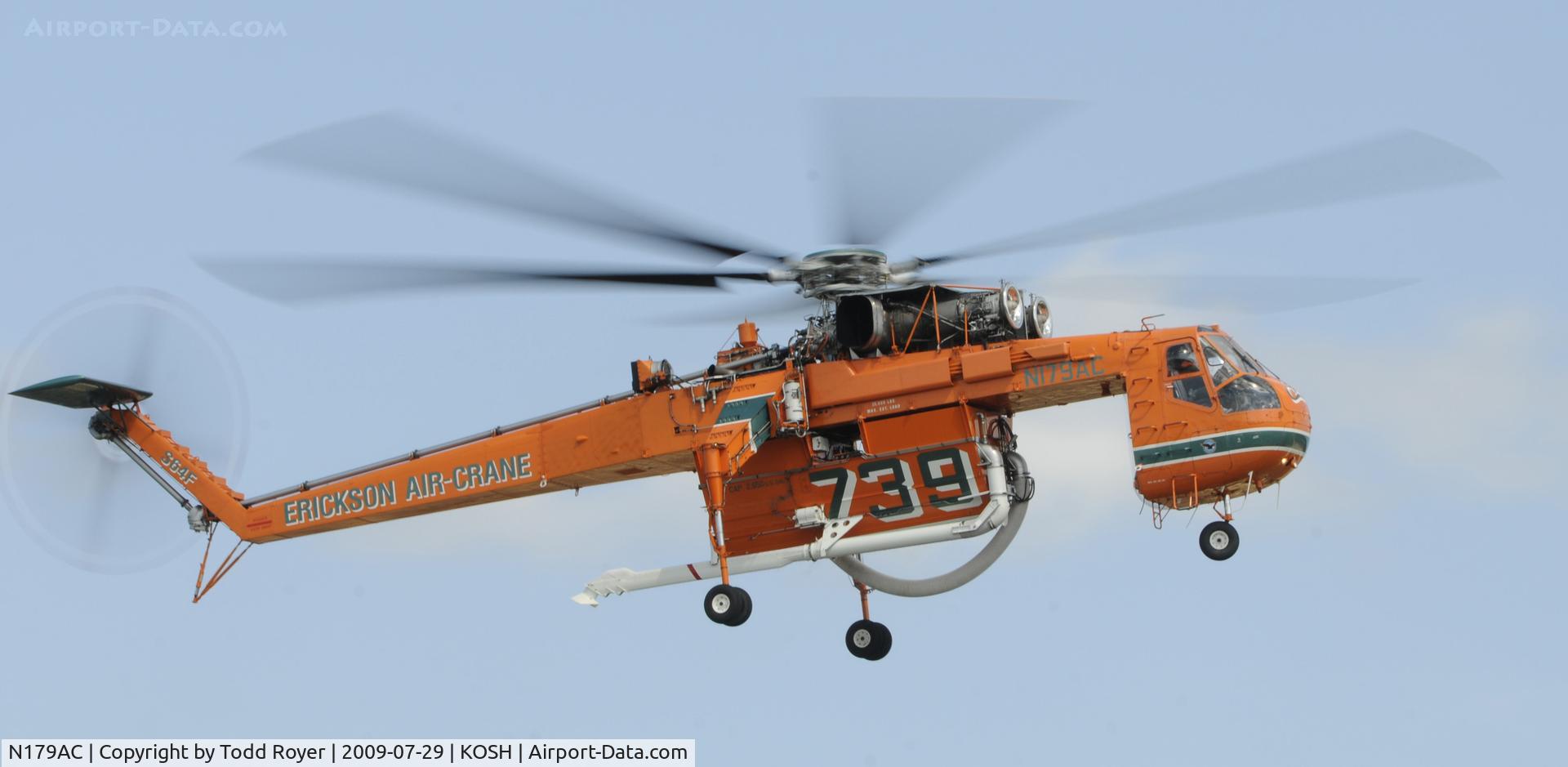 N179AC, 1970 Sikorsky S-64F Skycrane C/N 64091, EAA AIRVENTURE 2009