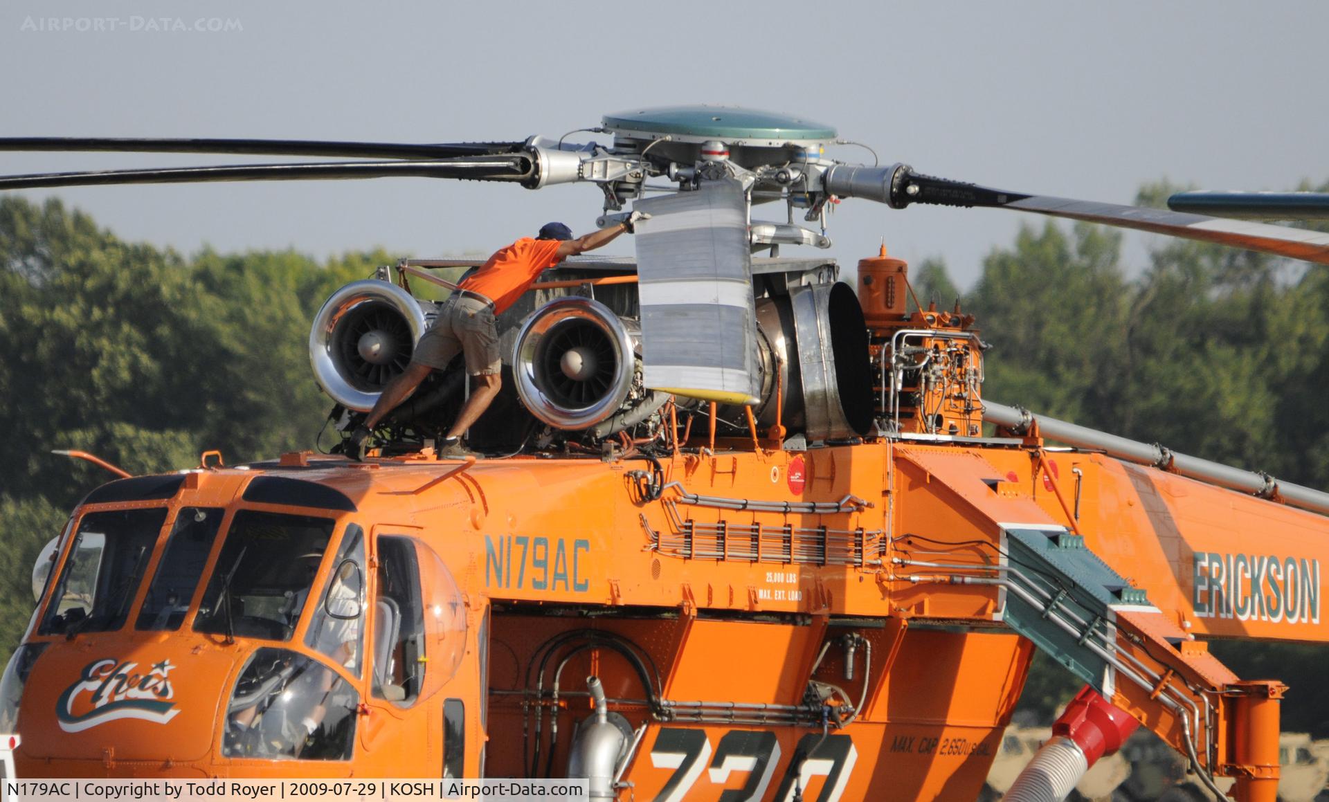 N179AC, 1970 Sikorsky S-64F Skycrane C/N 64091, EAA AIRVENTURE 2009