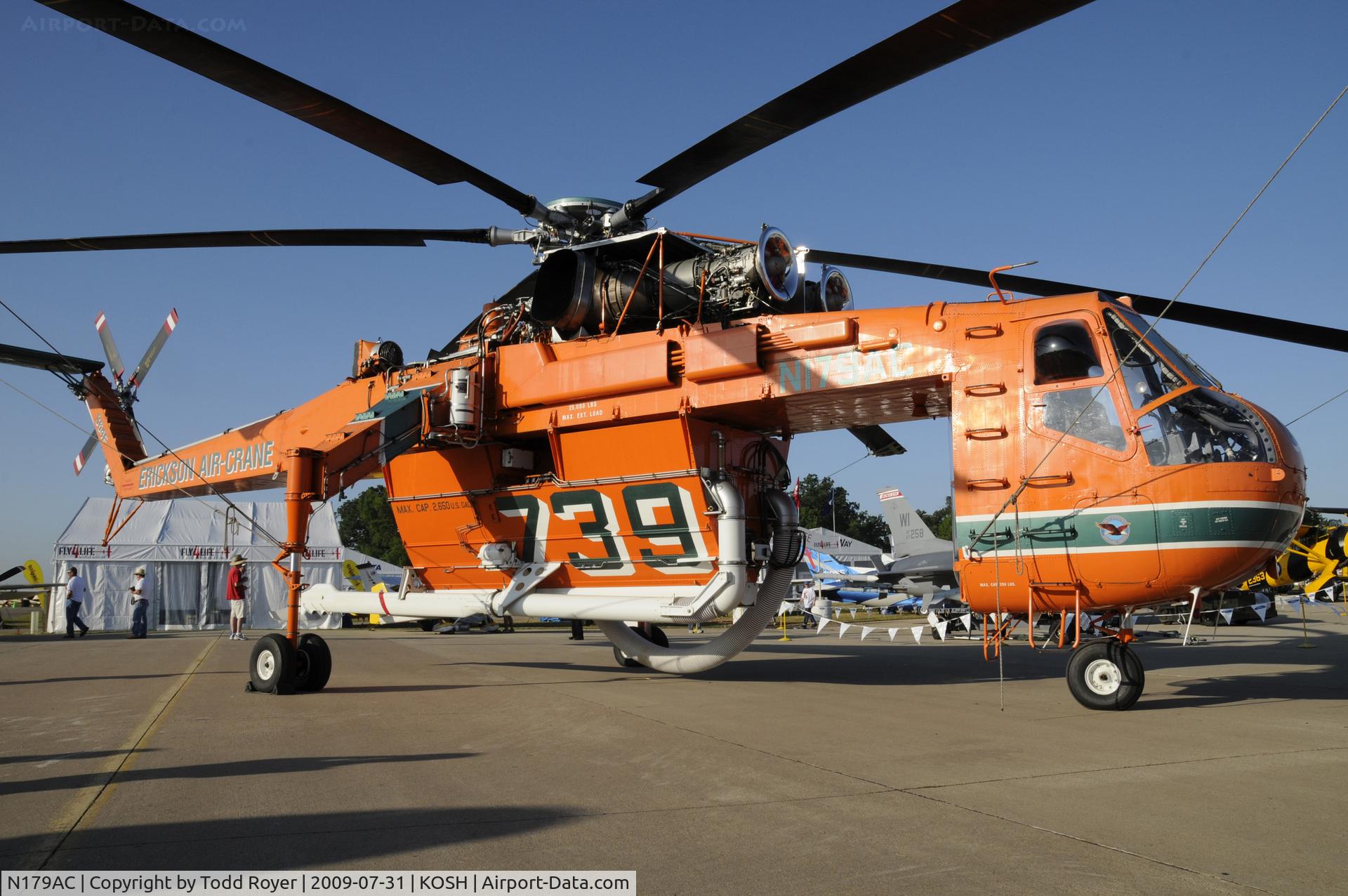 N179AC, 1970 Sikorsky S-64F Skycrane C/N 64091, EAA AIRVENTURE 2009