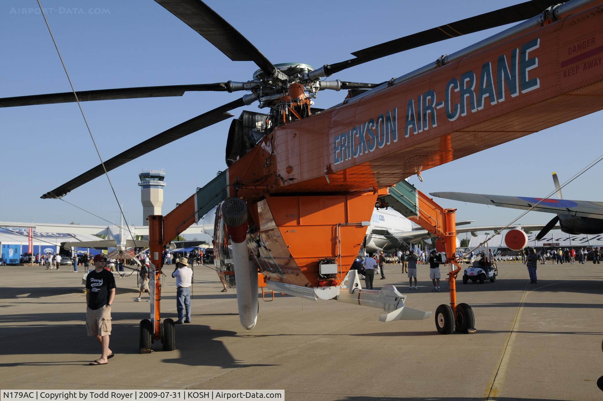N179AC, 1970 Sikorsky S-64F Skycrane C/N 64091, EAA AIRVENTURE 2009