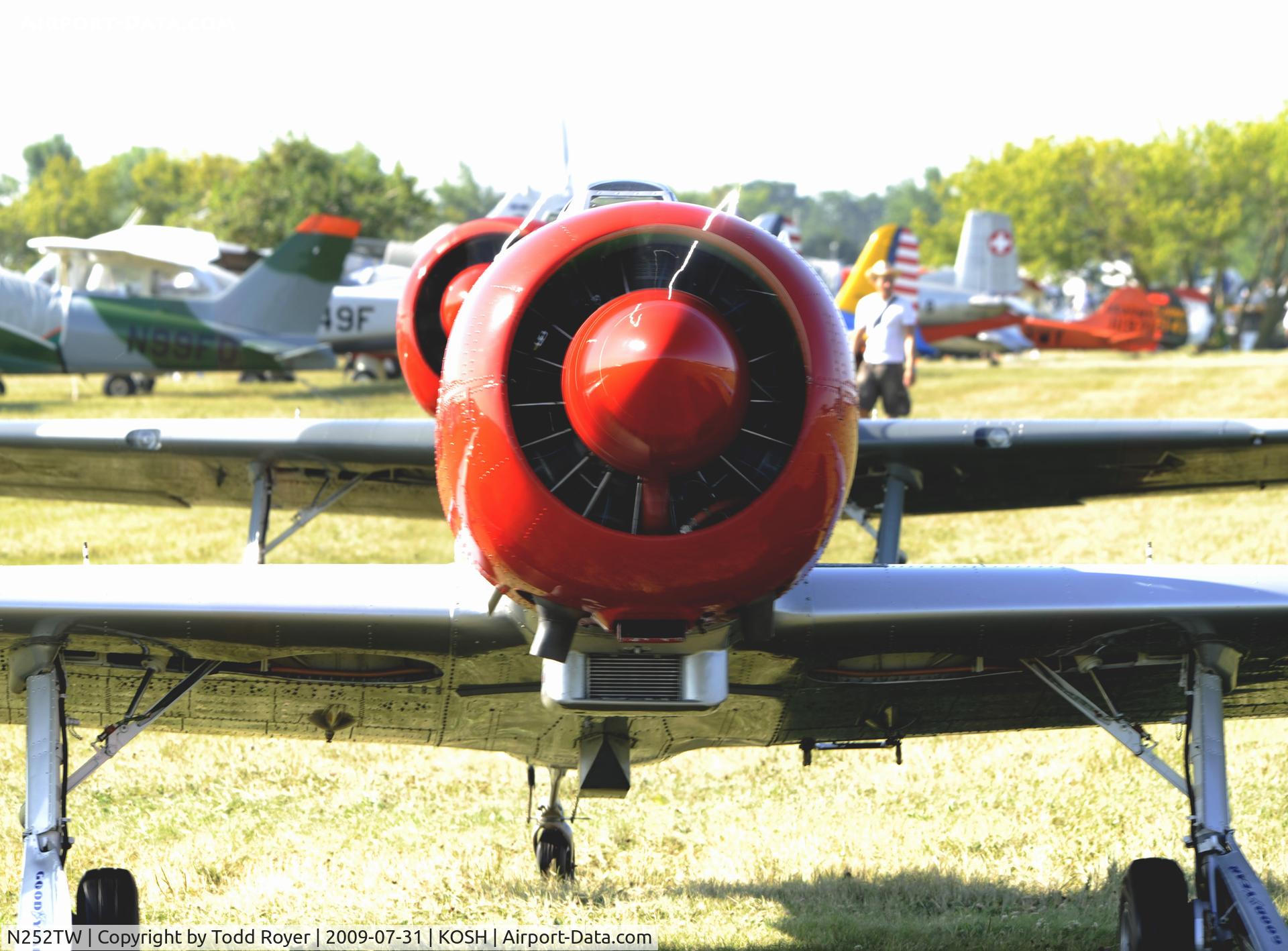 N252TW, 2002 Yakovlev (Aerostar) Yak-52TW C/N 0212301, EAA AIRVENTURE 2009