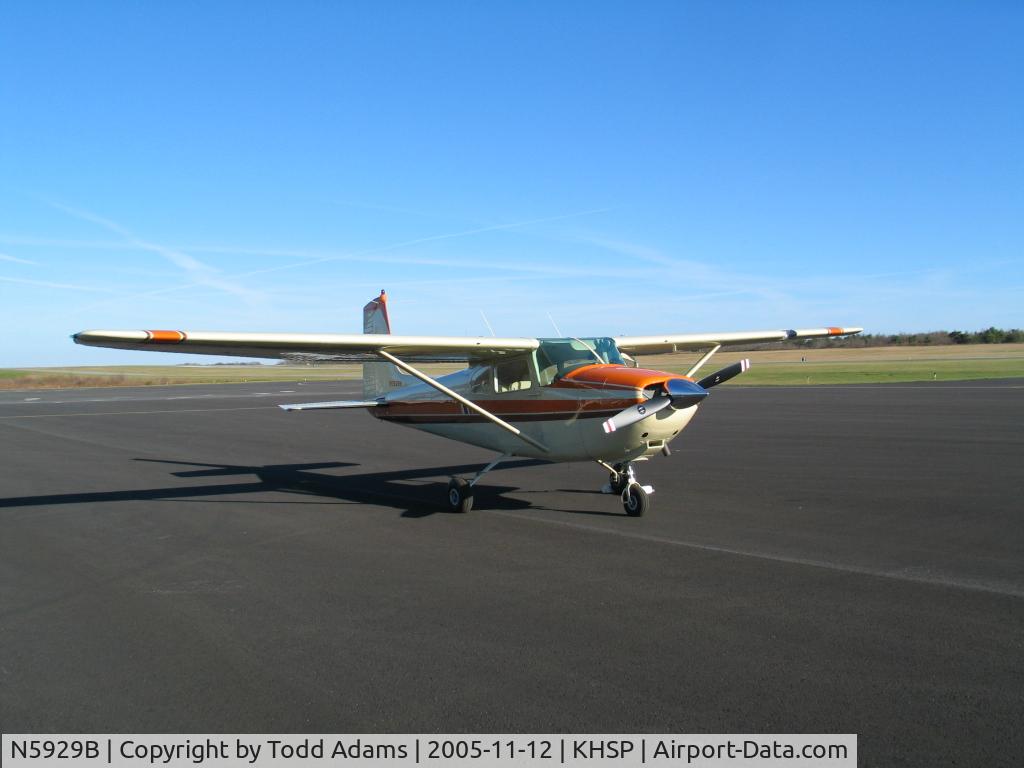 N5929B, 1956 Cessna 182A Skylane C/N 33929, On the ramp at HSP