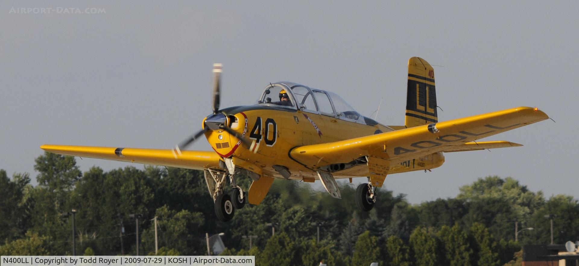 N400LL, 1957 Beech T-34B Mentor C/N BG-400, EAA AIRVENTURE 2009